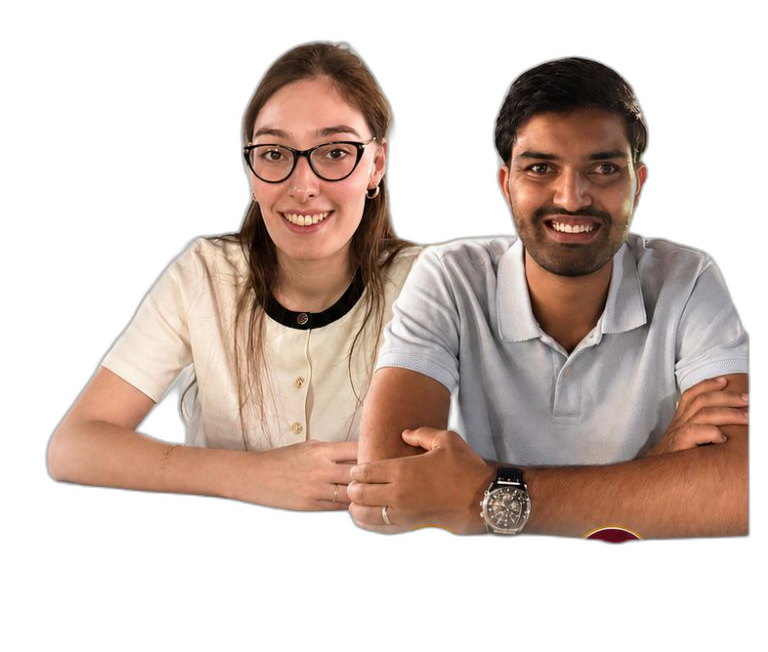 Mariam Javakhishvili and Abidali Mujawar — founders of Memorable Chess Club